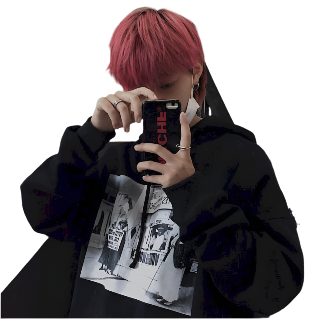 BlackKVB "web print" hoodie