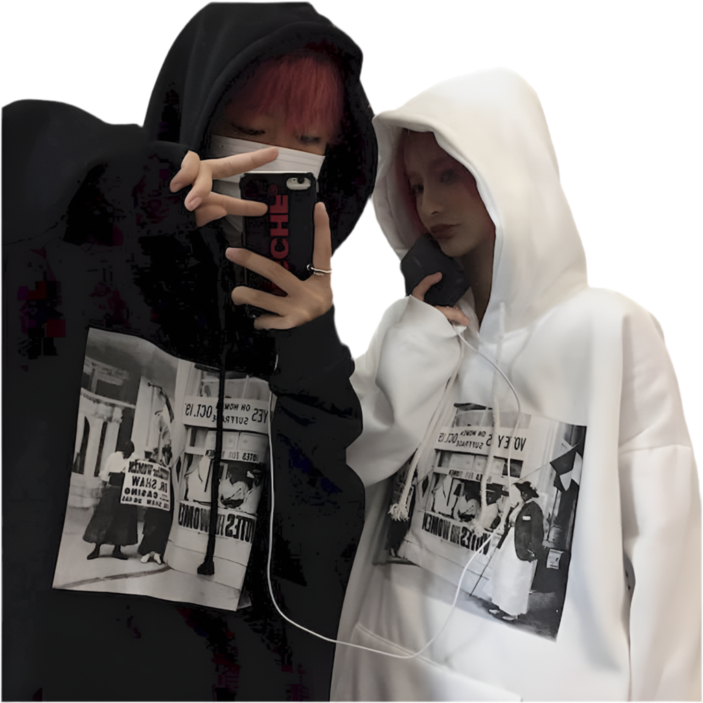 BlackKVB "web print" hoodie