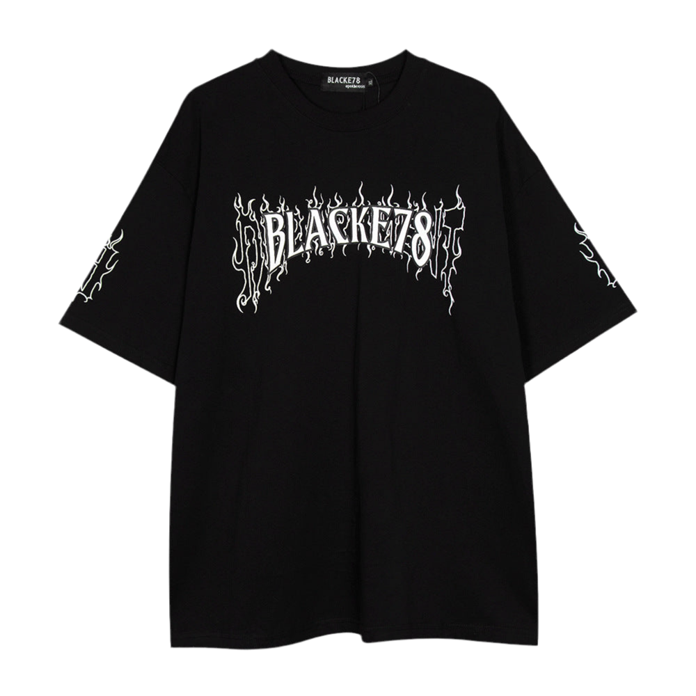 BlackKVB “Hells Flame” Baggy T-Shirts