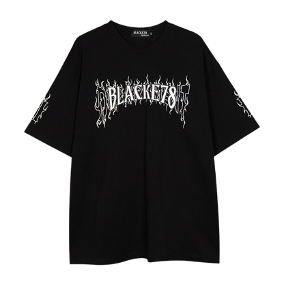 BlackKVB “Hells Flame” Baggy T-Shirts