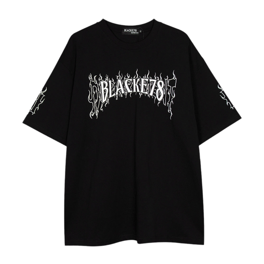 BlackKVB “Hells Flame” Baggy T-Shirts