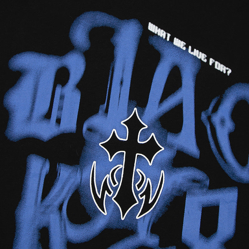 BlackKVB “what we live for” Cross Jumper