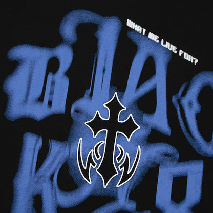 BlackKVB “what we live for” Cross Jumper