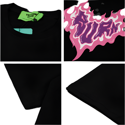 BlackKVB “Love Burns” Baggy T-Shirt