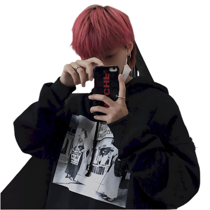 BlackKVB "web print" hoodie