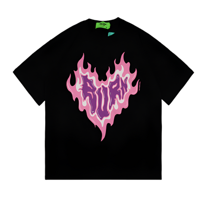 BlackKVB “Love Burns” Baggy T-Shirt