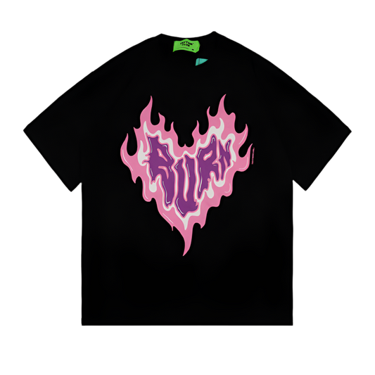 BlackKVB “Love Burns” Baggy T-Shirt