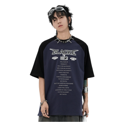 BlackKVB “Retro Peace” Baggy T-Shirt