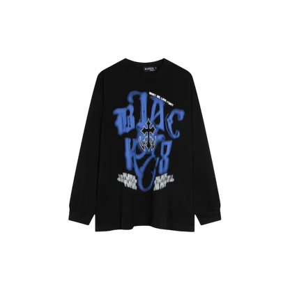 BlackKVB “what we live for” Cross Jumper